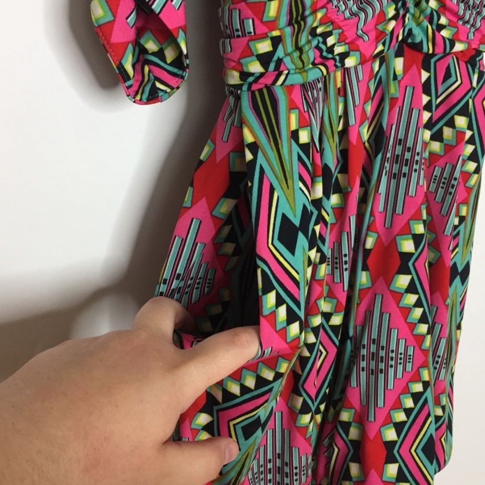 T Bags Los Angeles Printed Kimono Romper XS - Picture 5 of 11